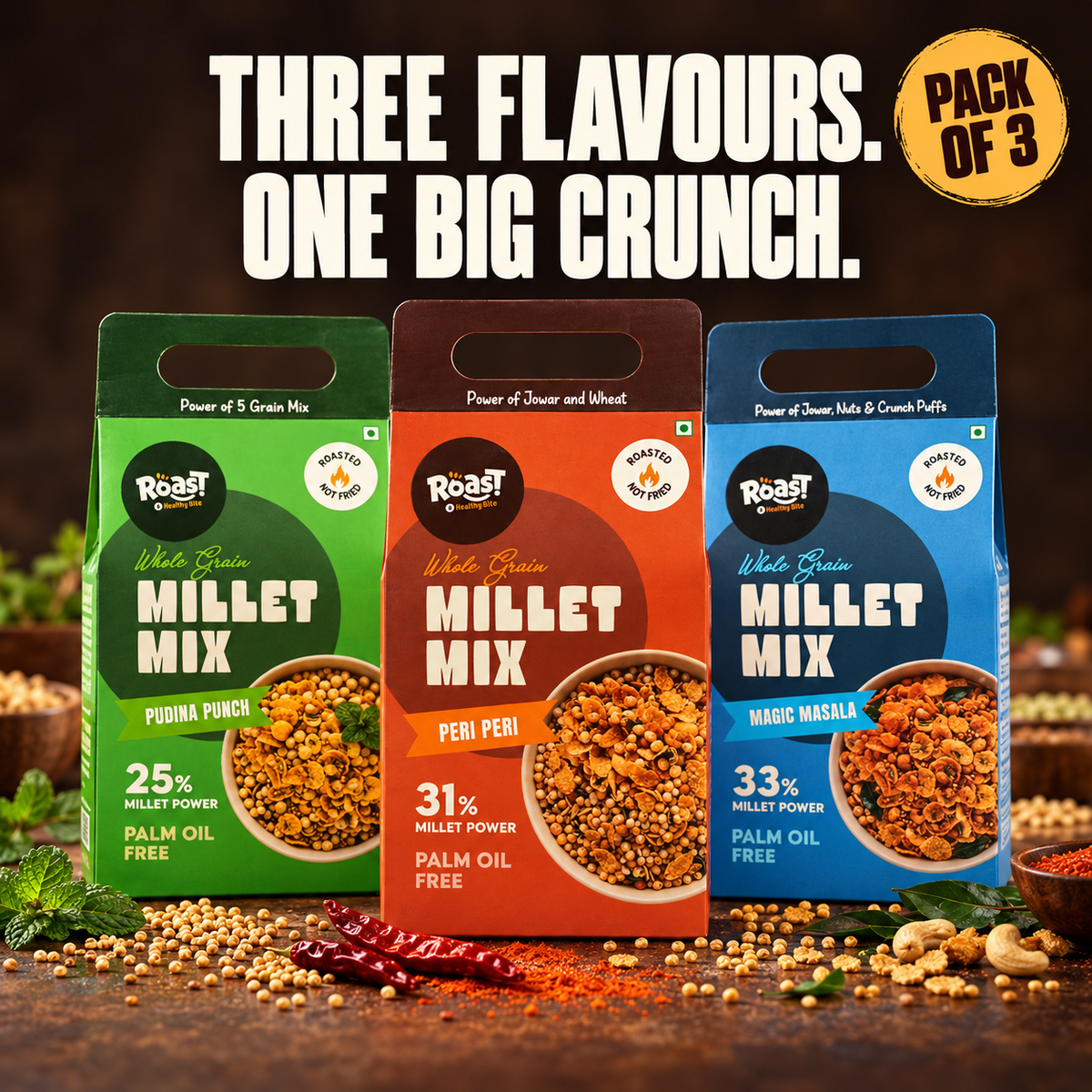 MILLET MIX - PACK OF 3